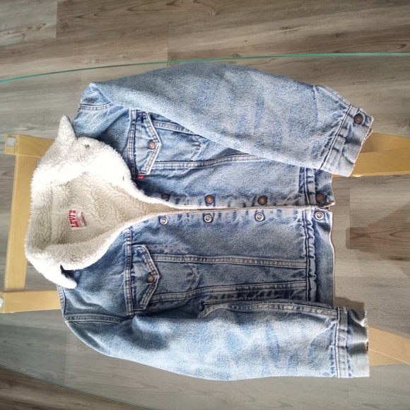 Levi's Other - Levi's Light Blue Denim Jacket with White Lining